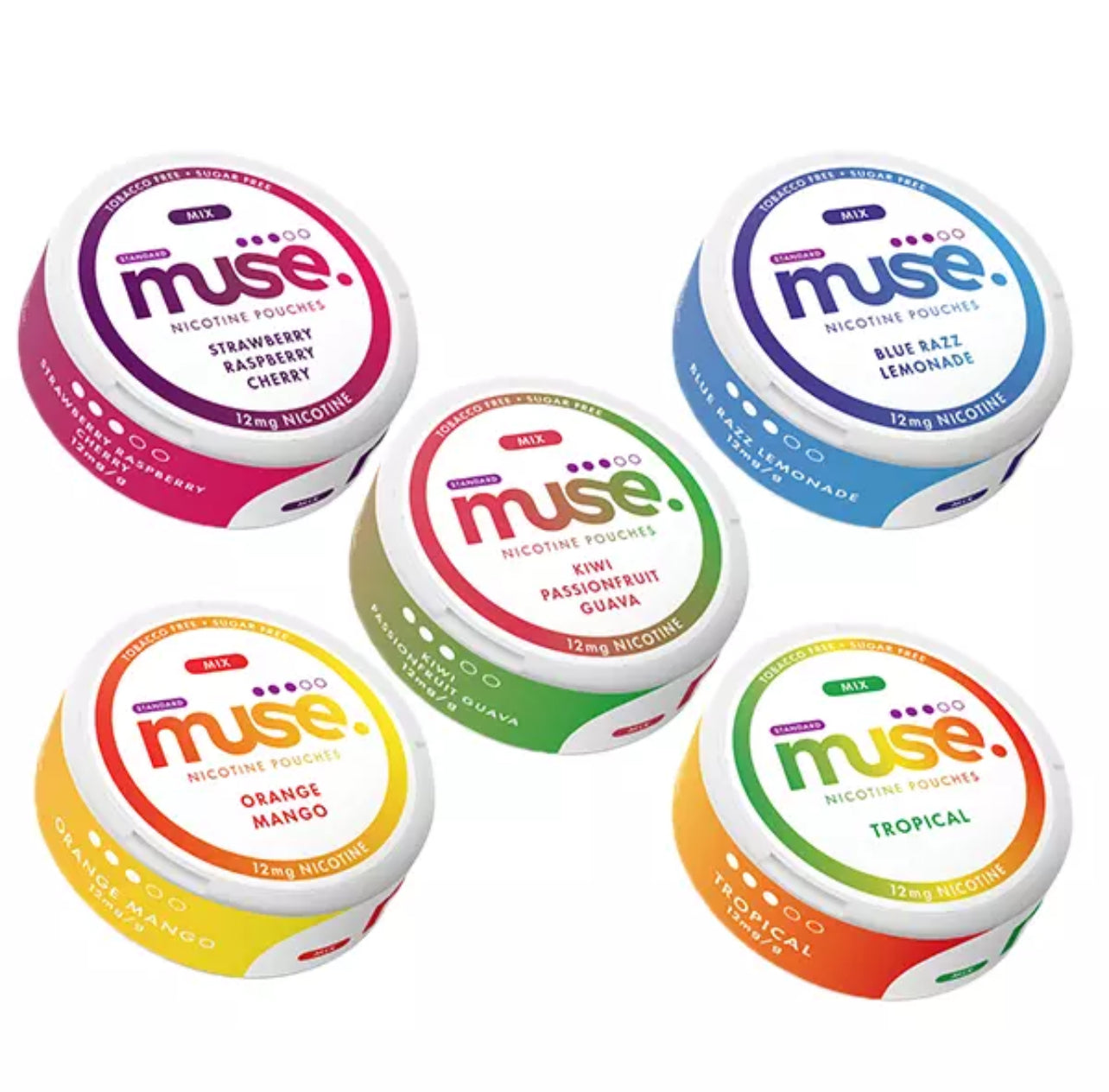 12mg Muse Nicotine Pouches - 20 Pouches