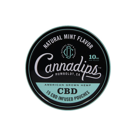 Cannadips 150mg CBD Pouches - Natural Mint