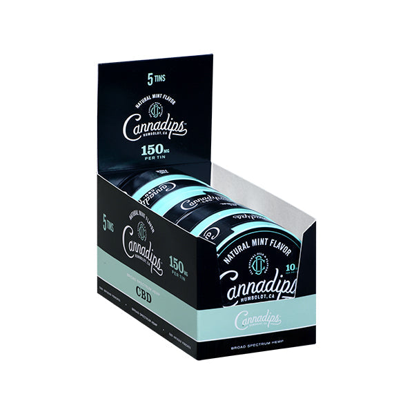 Cannadips 150mg CBD Pouches - Natural Mint