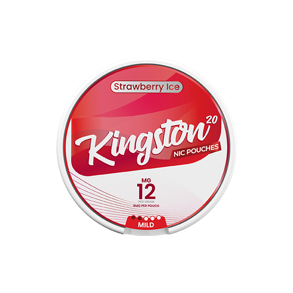 12mg Kingston Nicotine Pouches - 20 Pouches