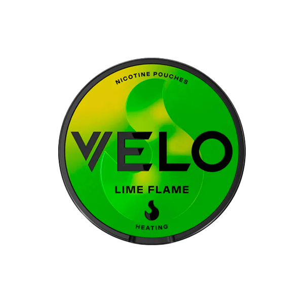 8mg Velo Slim Medium Strength Lime Flame Nicotine Pouches - 20 Pouches