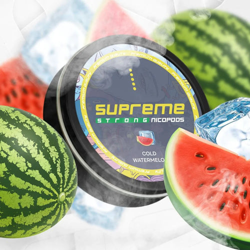 Supreme strong nicopods cold watermelon 